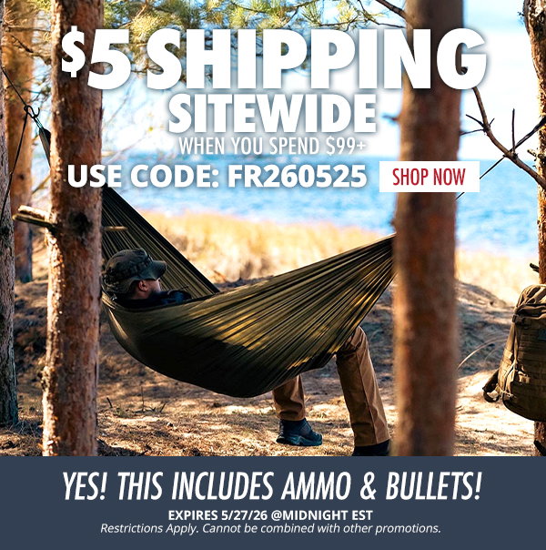 $5 Shipping Sitewide When You Spend $99+ • Restrictions Apply • Use Code FR260525