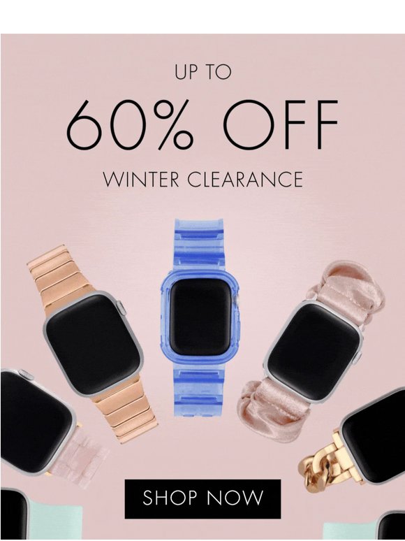 It’s cold. Up to 60% off? Hot.