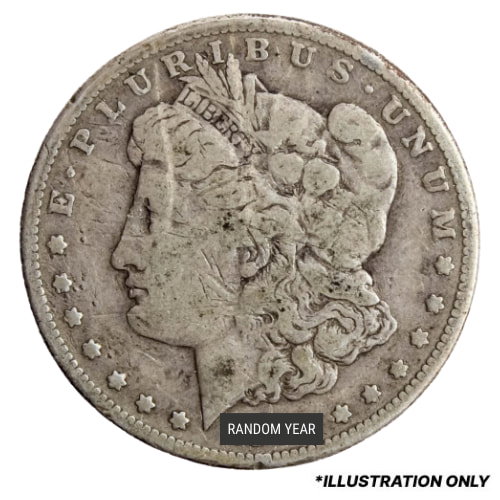 Image of Pre-1921 Morgan Silver Dollar - VG