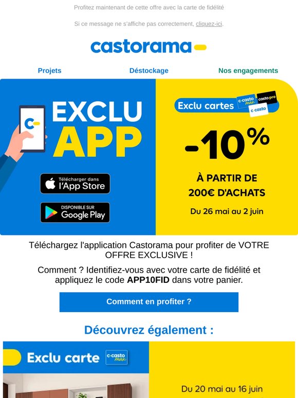 Exclu App I Vite, -10% dès 200€ d'achats 🔥