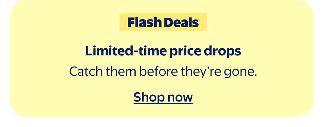 Limited-time price drops