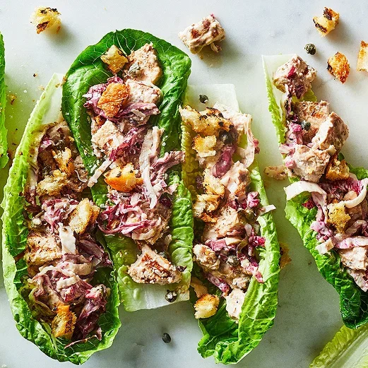  Grilled Chicken Caesar Lettuce Wraps