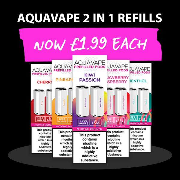  Aquavape 2in1 Refills £1.99 