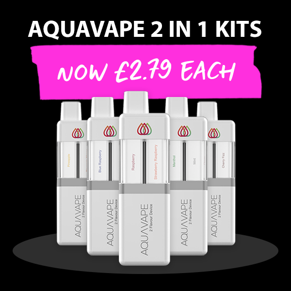 Aquavape 2in1 Kits £2.79 Each 