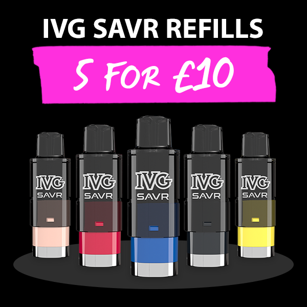  IVG SAVR Refill 5 for £10 