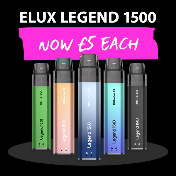Elux Legend 1500 £5 Each 