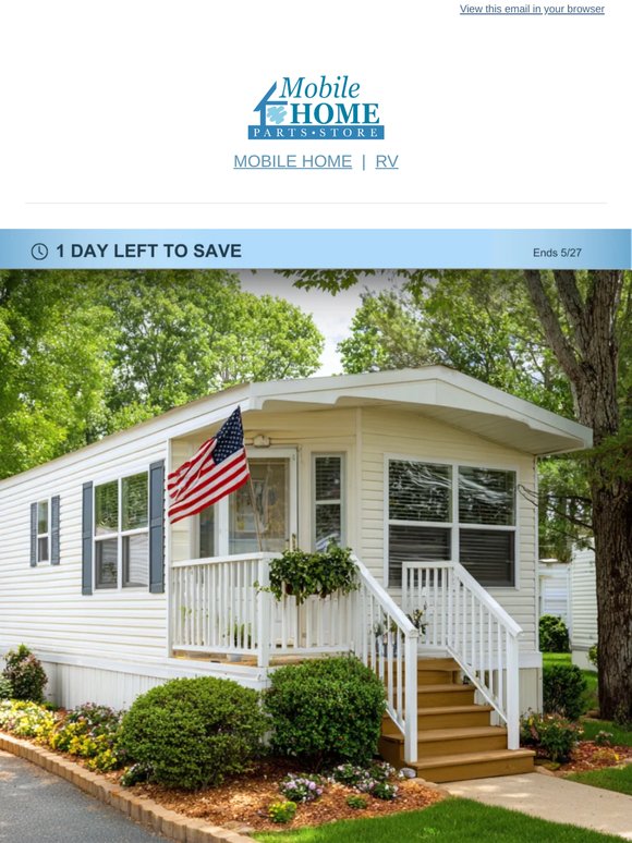 Memorial Day Savings ★ Ends Tonight!