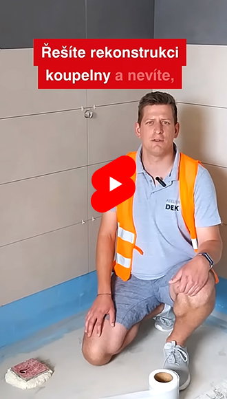 Rekonstrukce koupelny – jak na hydroizolaci?
