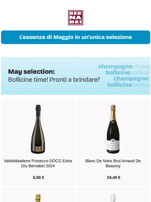 Bolle di Maggio 🥂 Brinda con noi!
