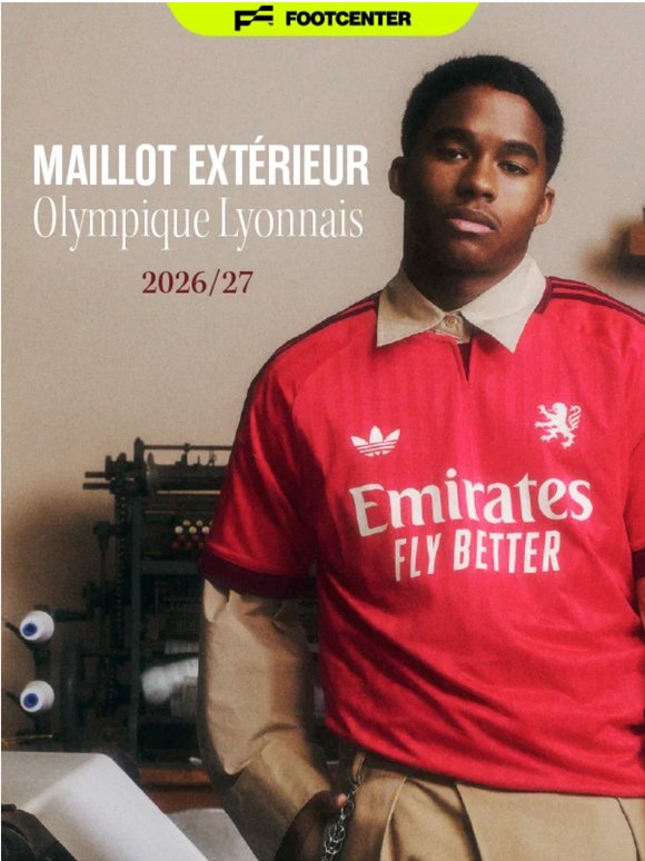 Nouveau maillot extérieur Lyon 2026