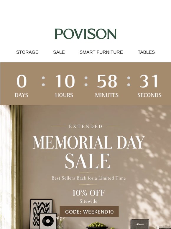 JUST FOR YOU, TODAY ONLY
