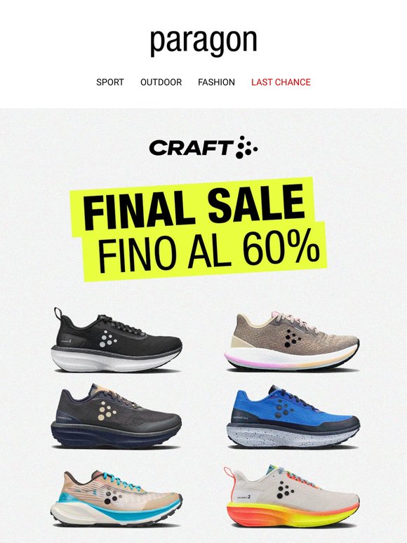 CRAFT FINAL SALE – FINO AL 60%