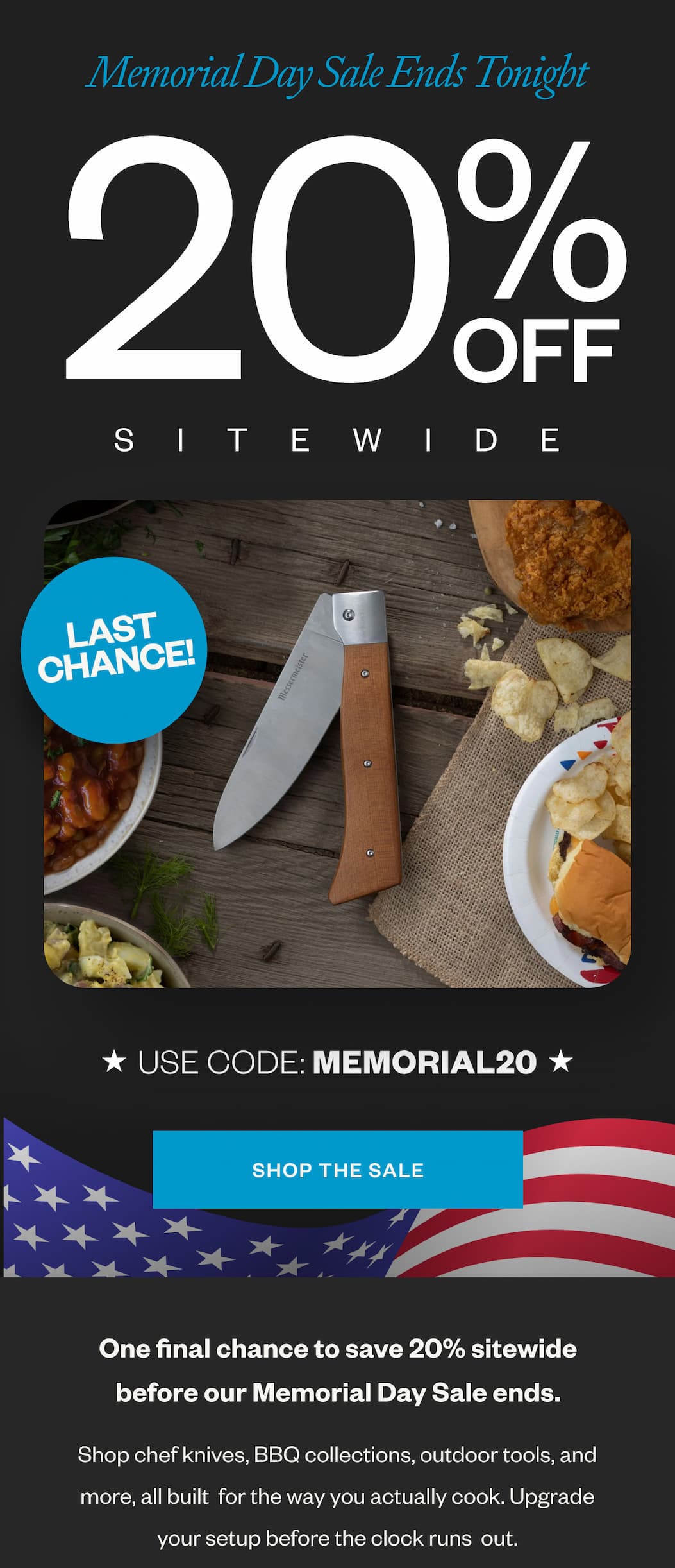 20% Off Memorial Day Weekend Sale Last Chance