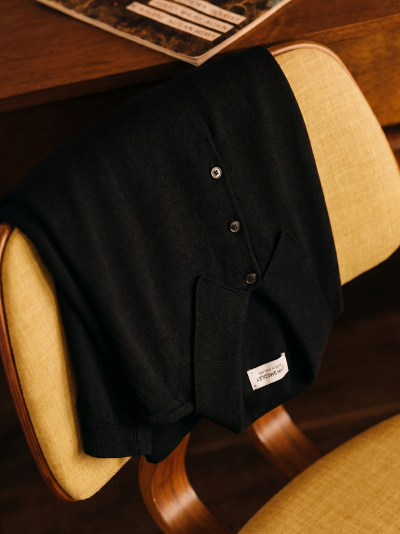 Oakman Sea Island Cotton Polo Shirt