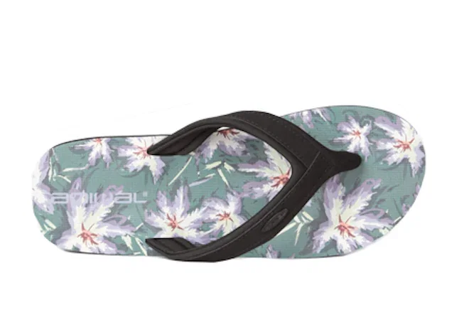 Jekyl Mens Flip-Flops - Dark Green