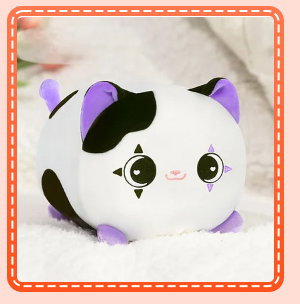 Panda-themed colorful wall decoration.