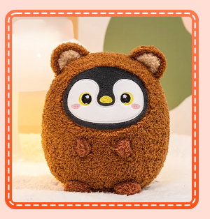 Long capa plush with orange.