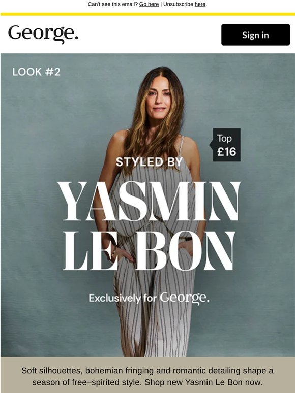New Season Edit: Yasmin Le Bon 📸