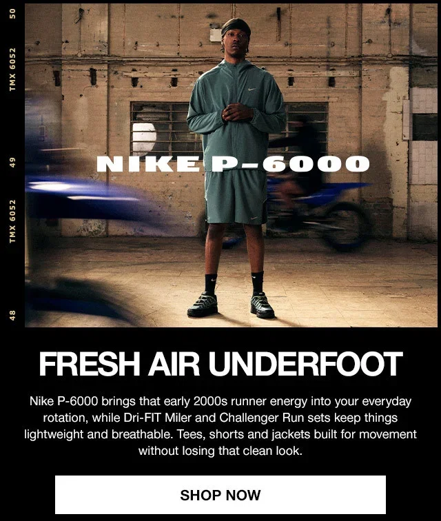 Fresh air underfoot - Nike P-6000