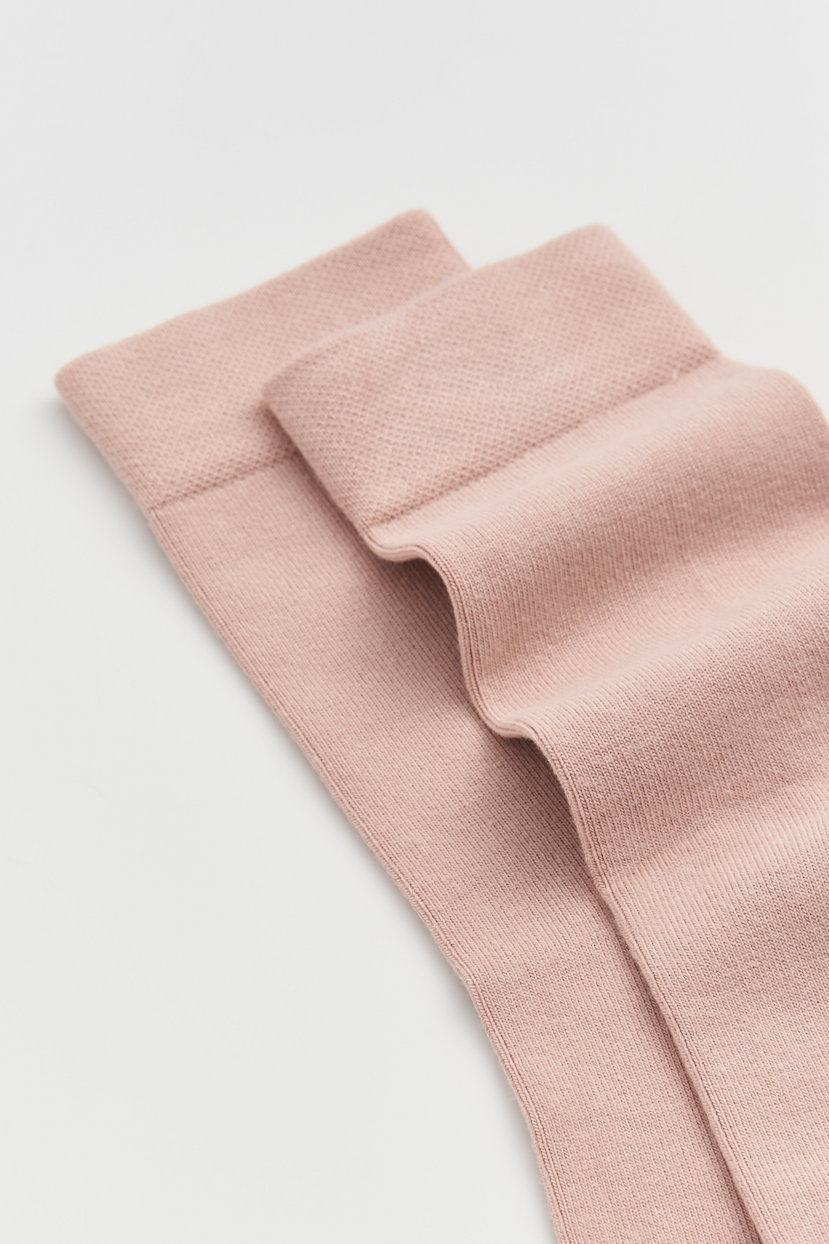 Faded Pink Bamboo Socks