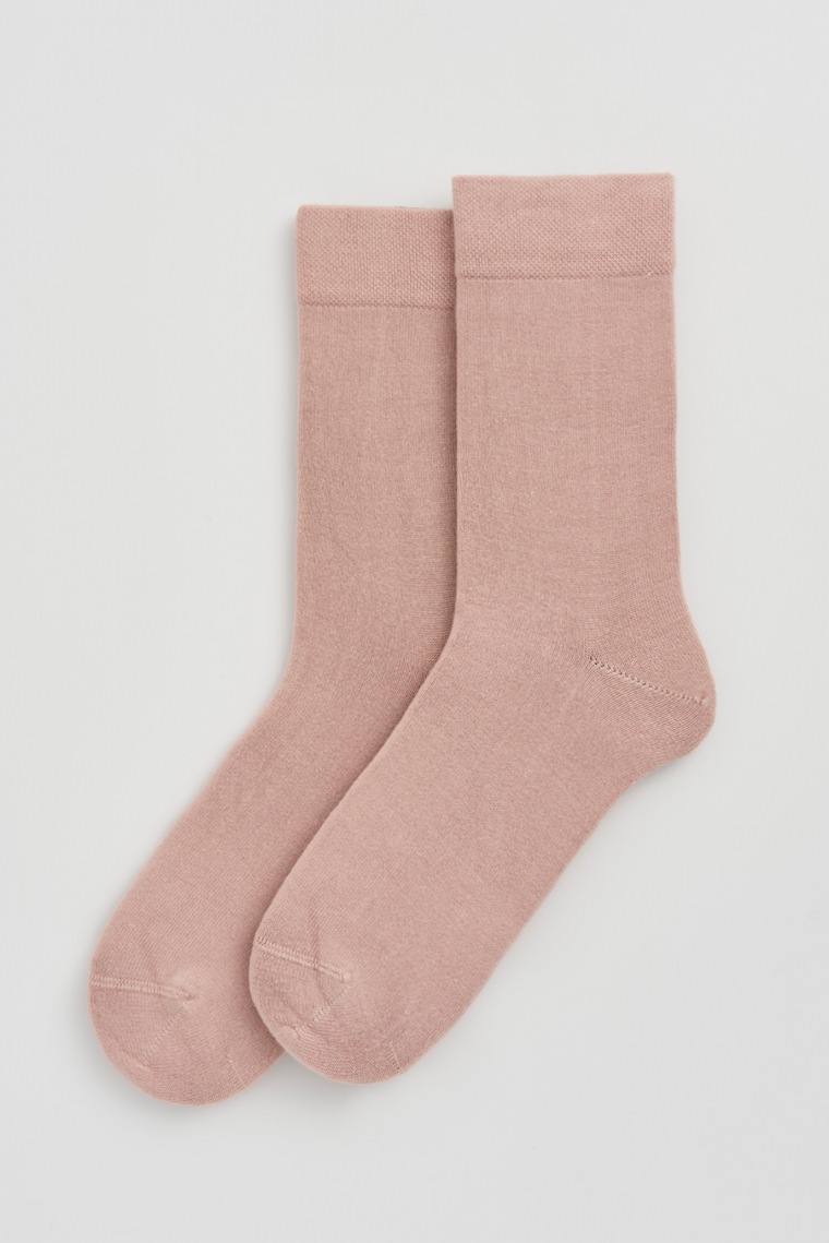 Faded Pink Bamboo Socks