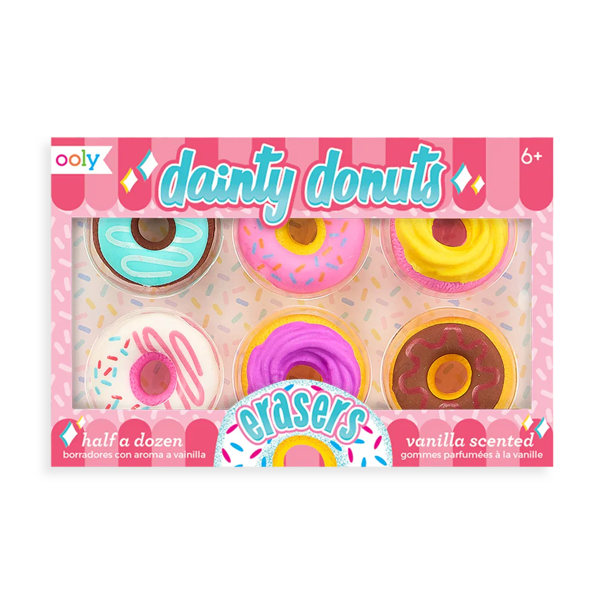 Image of Dainty Donuts Pencil Erasers