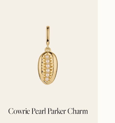 Cowrie Pearl Parker Charm