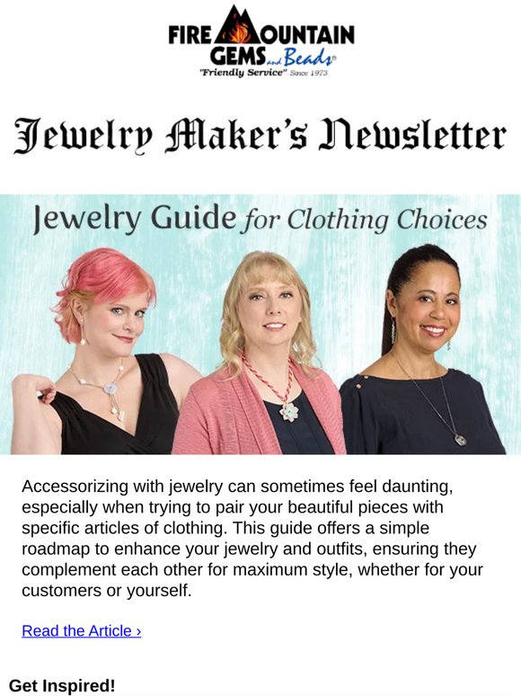 Newsletter for Jewelry Makers: The Art of Accessorizing