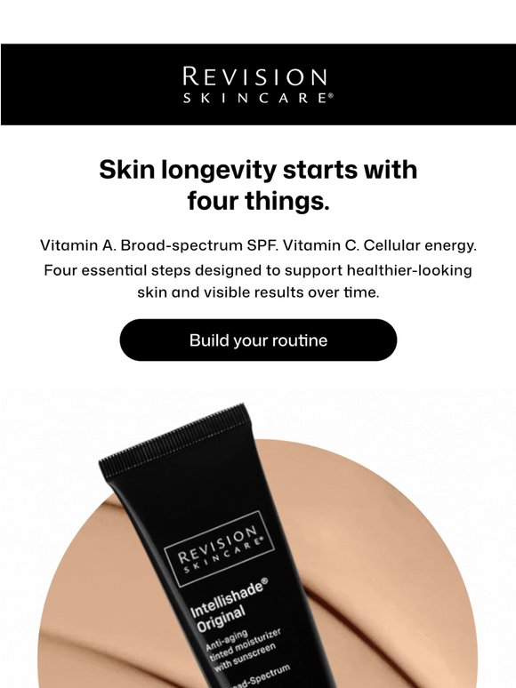 Skin longevity isn't one product. It's a routine.