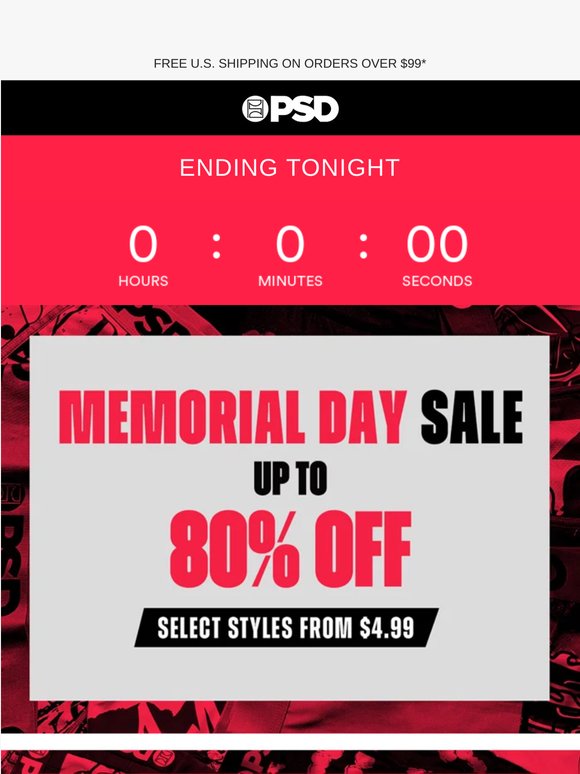 🚨 EXTENDED: The Memorial Day Sale