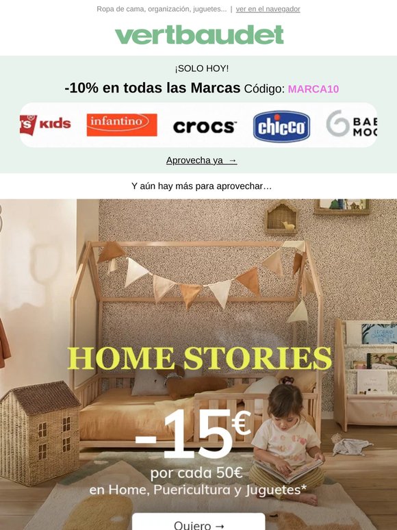 Excepcional… Solo hoy: -10 % en TODAS las Marcas 🤩