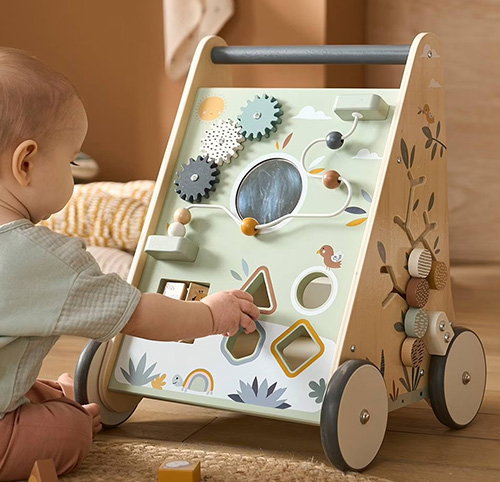 Carrito andador en madera fsc®