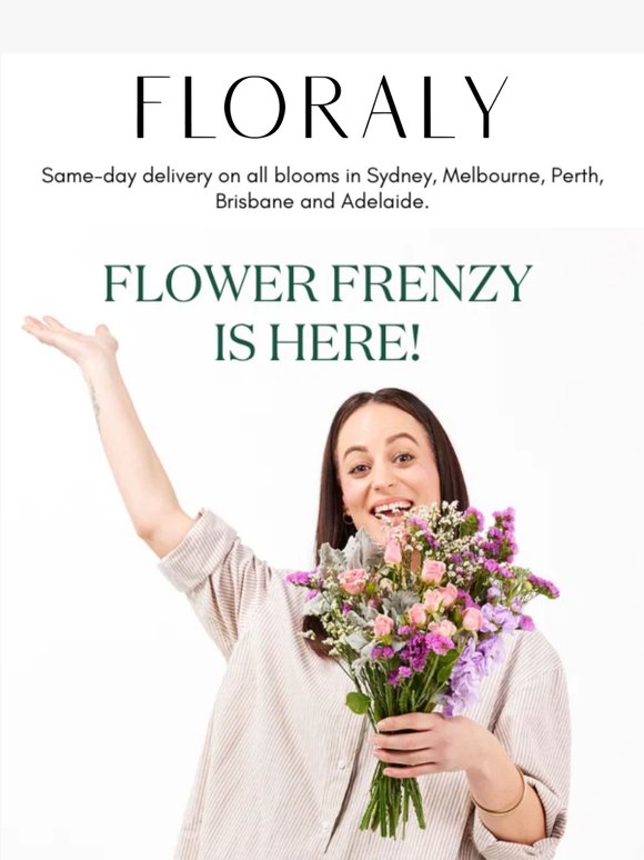 Flower Frenzy: Save Up to 25% OFF This Month!