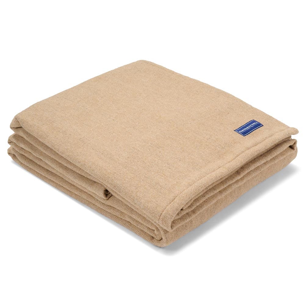 Image of Lakefront Wool Blanket - Heritage Beige