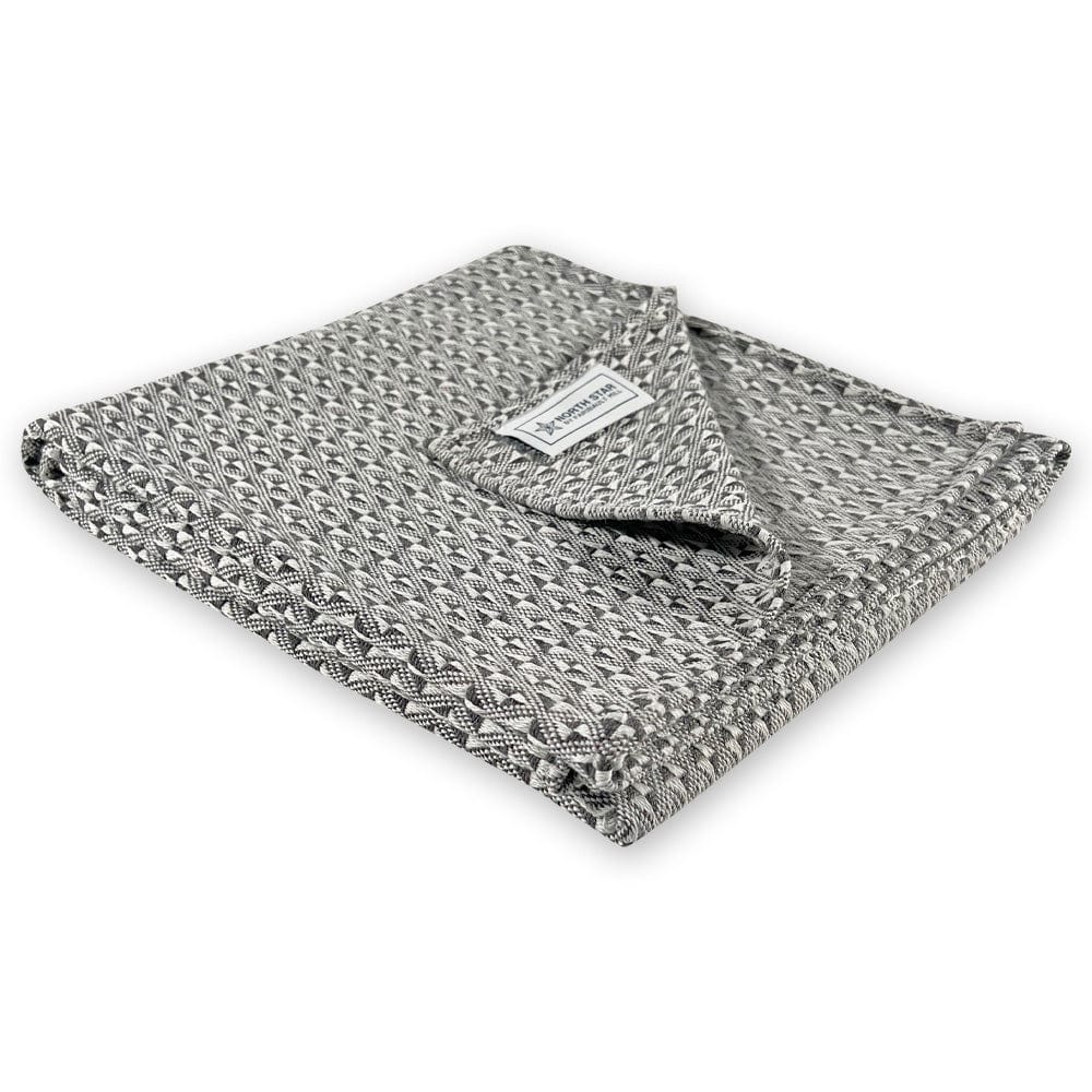 Image of North Star Point Twill Throw - Gray