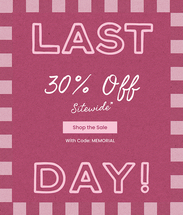 LAST DAY 30% OFF