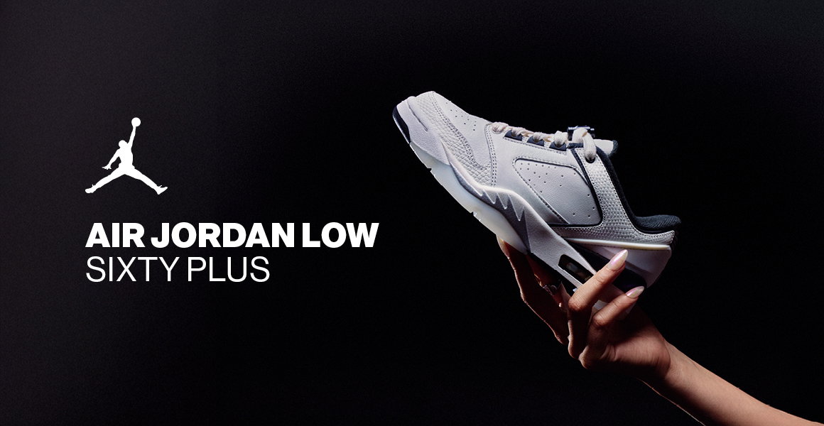 air jordan low sixty plus, women holding the jordan shoe