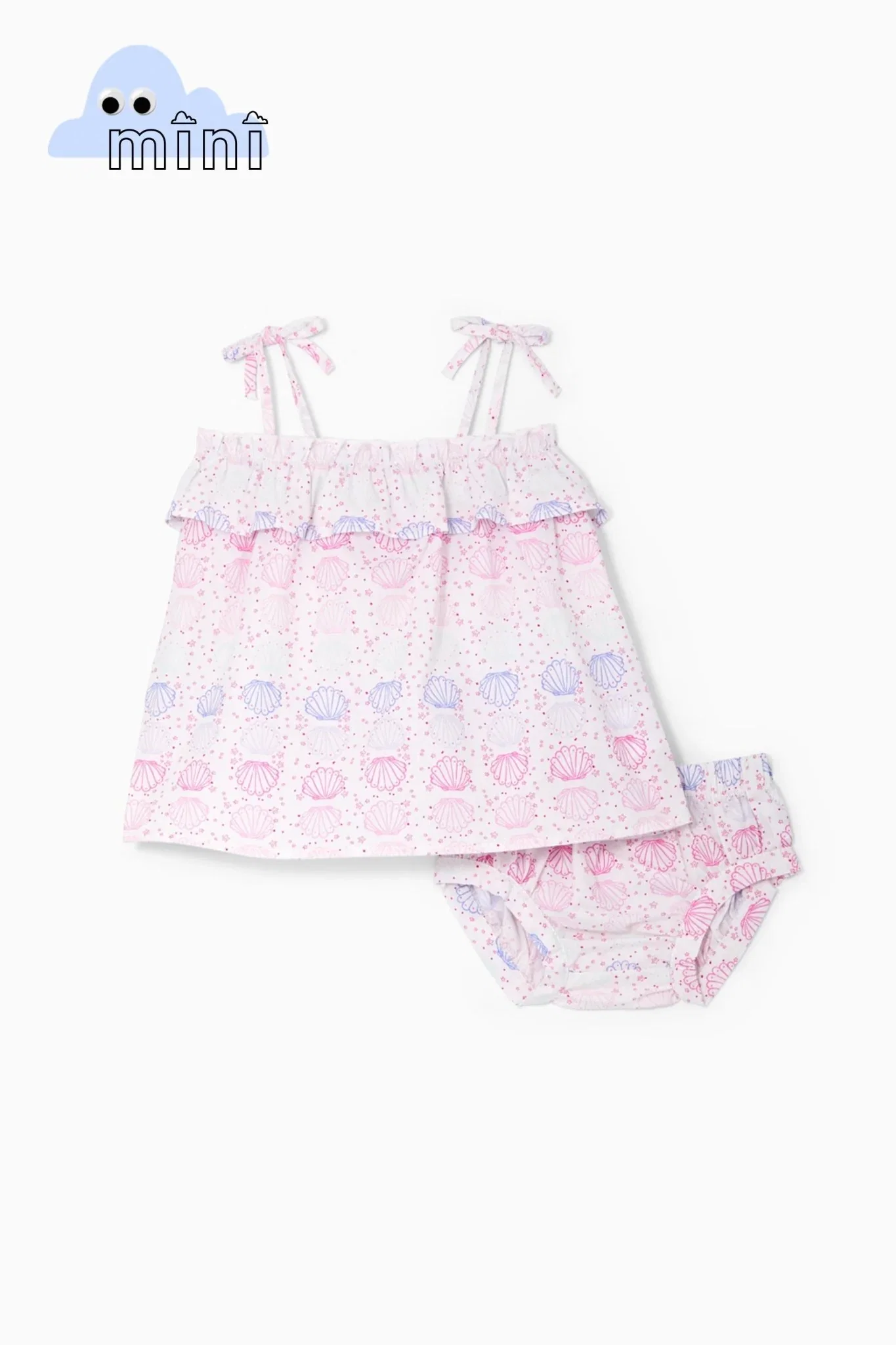 Image of Ruffle Shell Strap Top