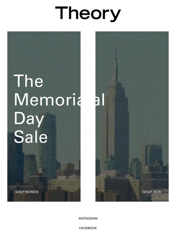 Last Day: The Memorial Day Sale