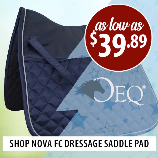 OEQ Nova FC Dressage Saddle Pad as low as $39.89!