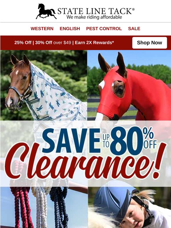 Last Chance for Memorial Day Savings | Up to 87% Off Closeouts!