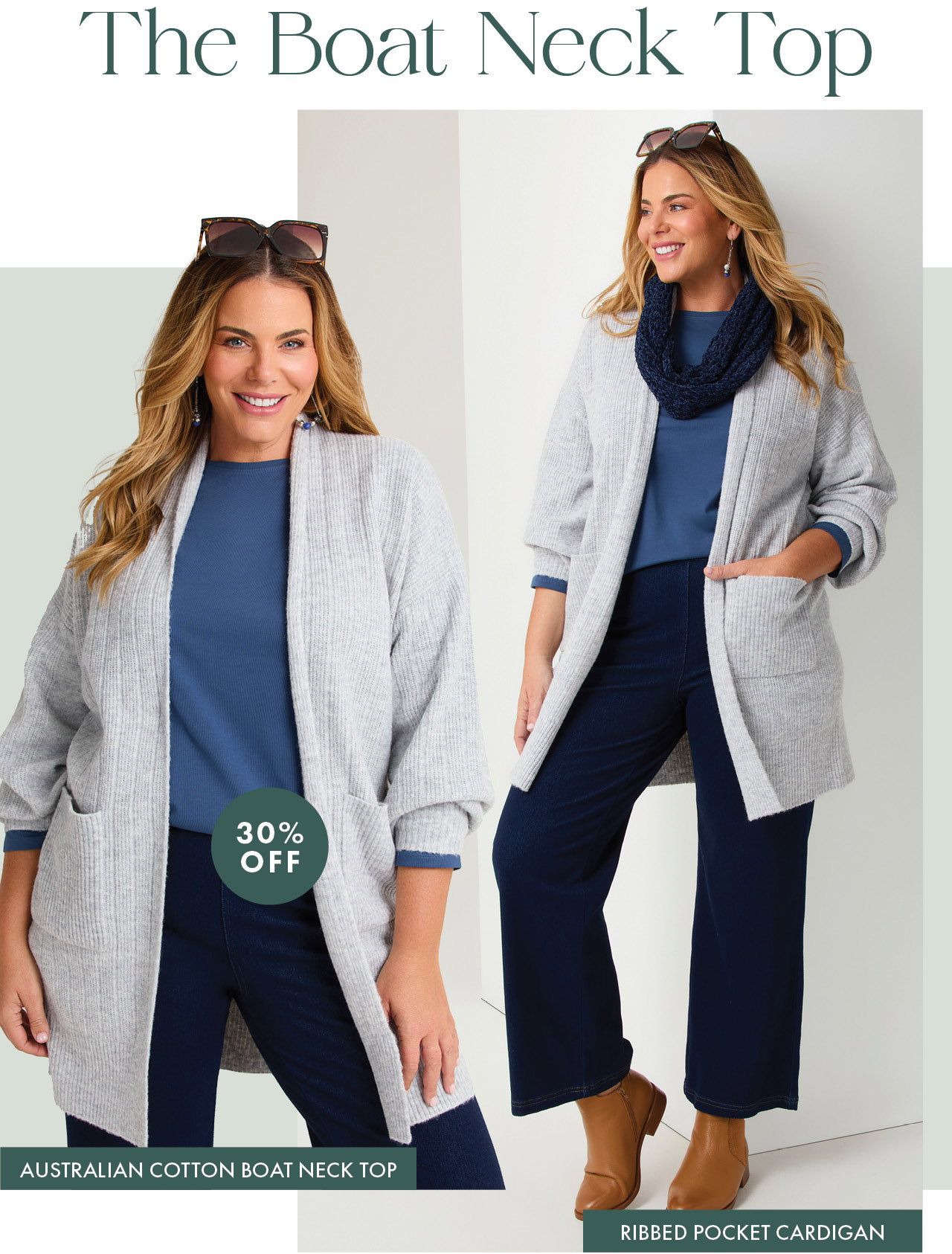The boat neck top