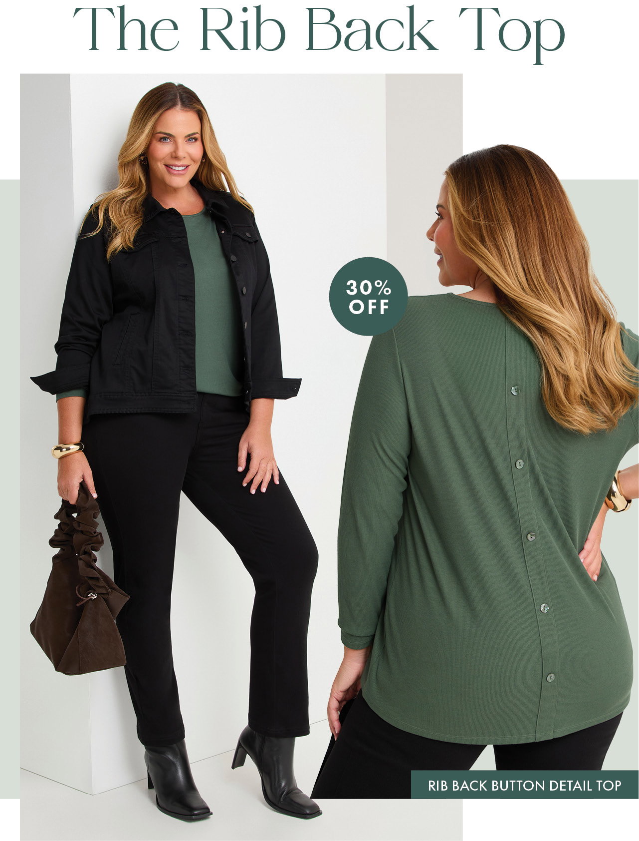 The rib back top