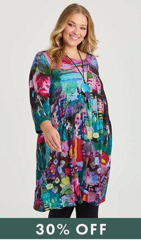 Twilight Everyday Natural Dress in Print