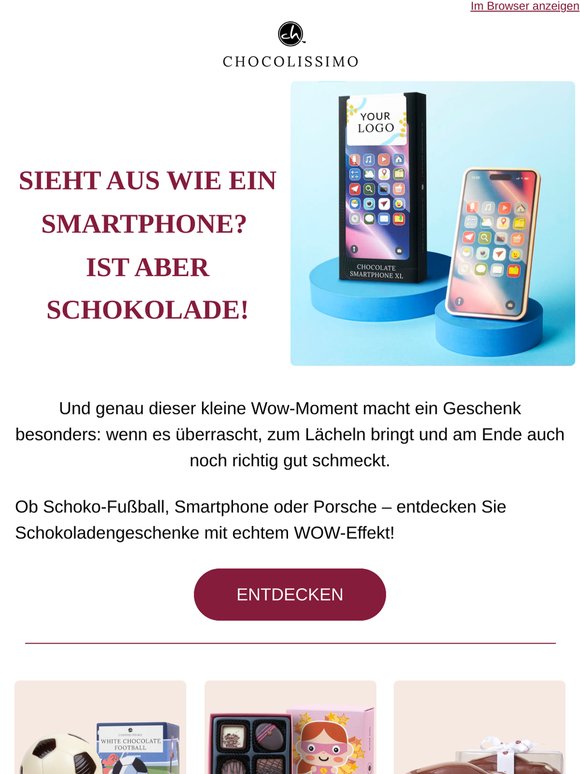 Sieht aus wie ein Fußball. Ist aber Schokolade ⚽🍫