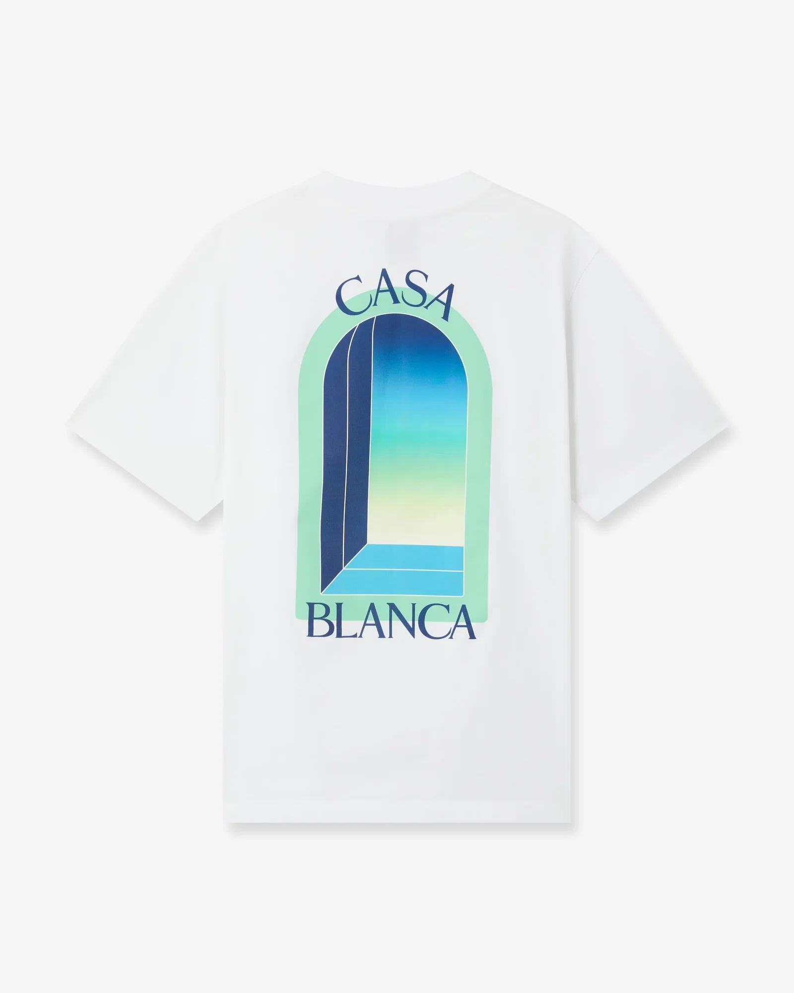 Image of White & Mint L'Arche Short Sleeve T-Shirt