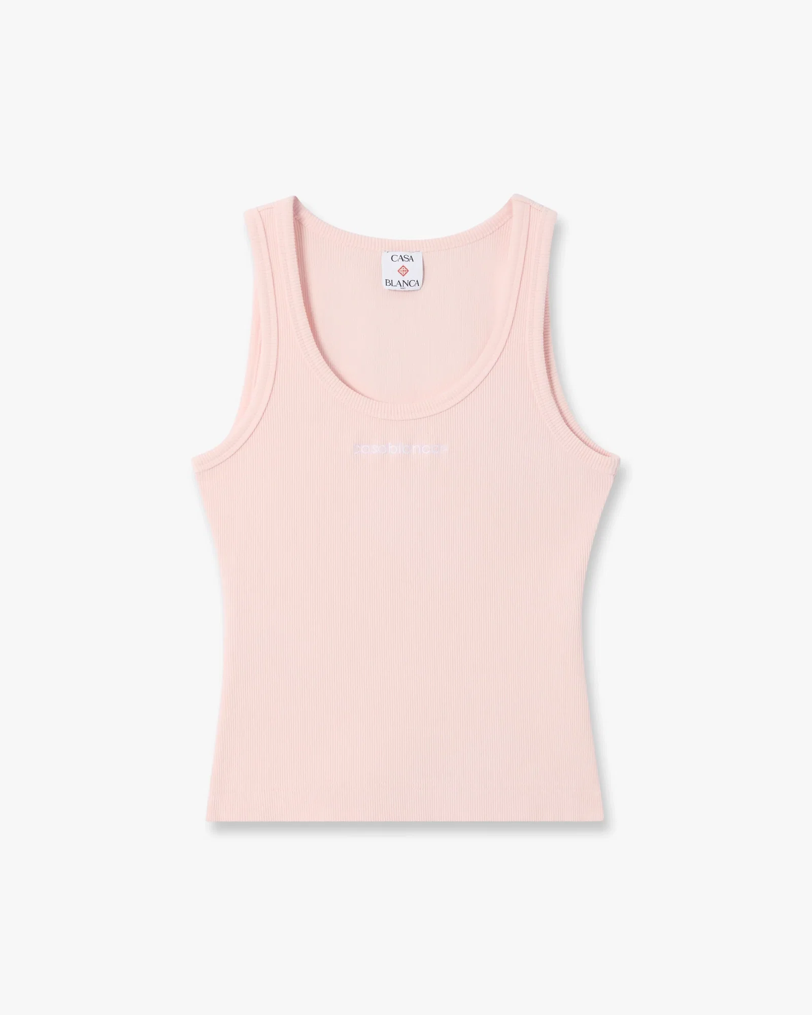 Image of Pink Ribbed Tank Top