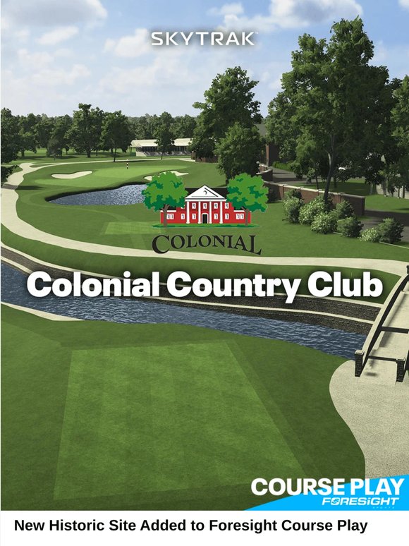 Colonial Country Club: New on SKYTRAK!