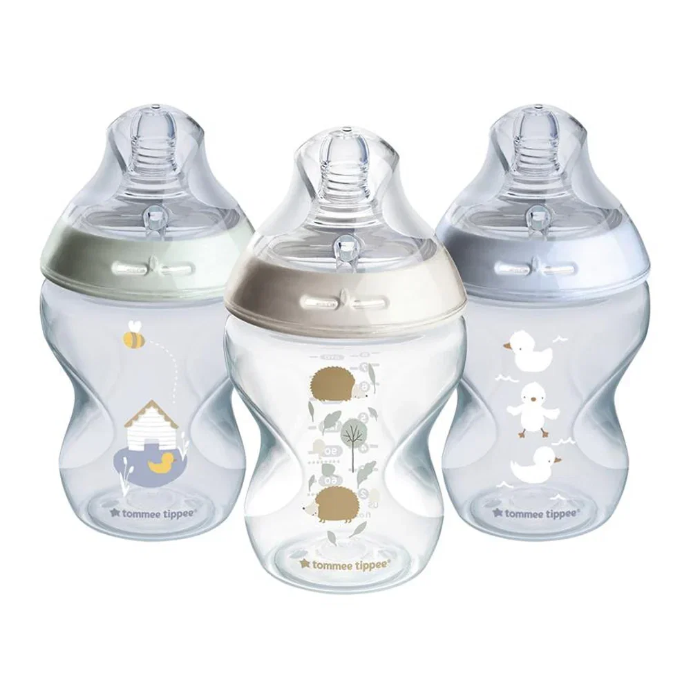 Image of Tommee Tippee Natural Start 3x 260ml PP Bottles Boy