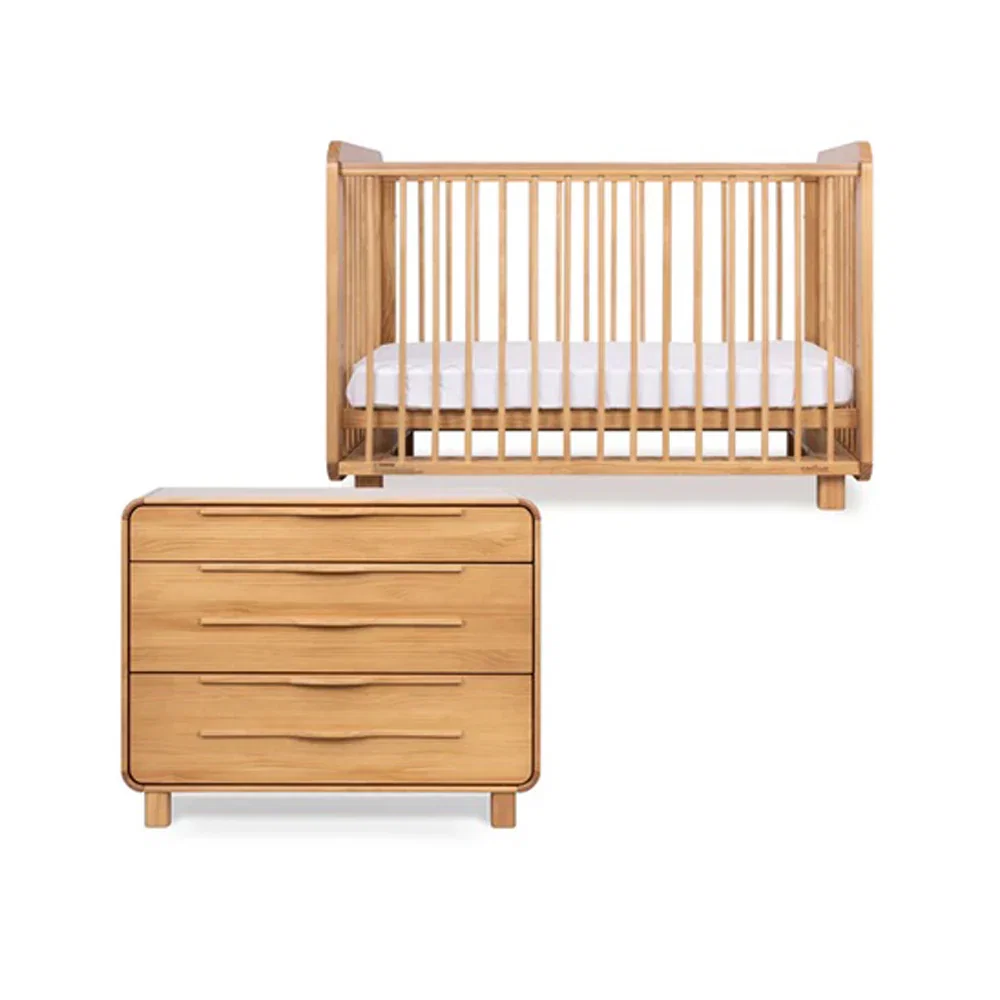 Image of Grotime Winslow Cot + Dresser + Mattress Nursery Package
